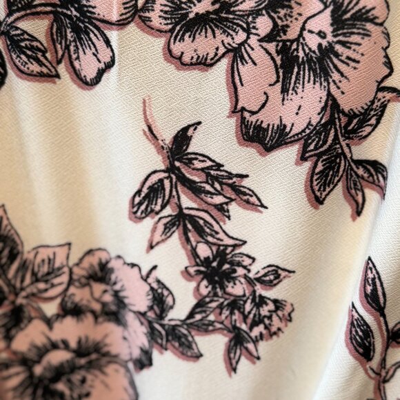 Black Label by Evan Picone Floral Blouse - Picture 4 of 5
